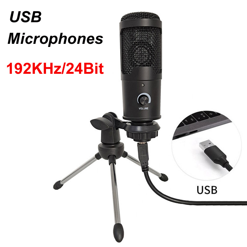Pc Gaming Youtubers - 1.5m USB kondenser mikrofonlar Mic PC