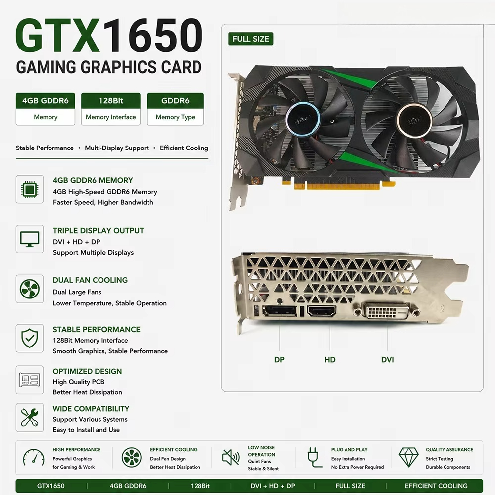 Pc Gaming Gtx 1650 - Grafik Kartı GTX 1650 4GB GDDR6
