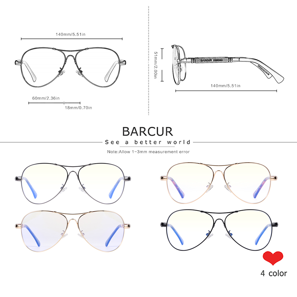 BARCUR Anti Mavi Işık Engellem - Gaming Glasses Blue Light incelemesi ve fiyatı