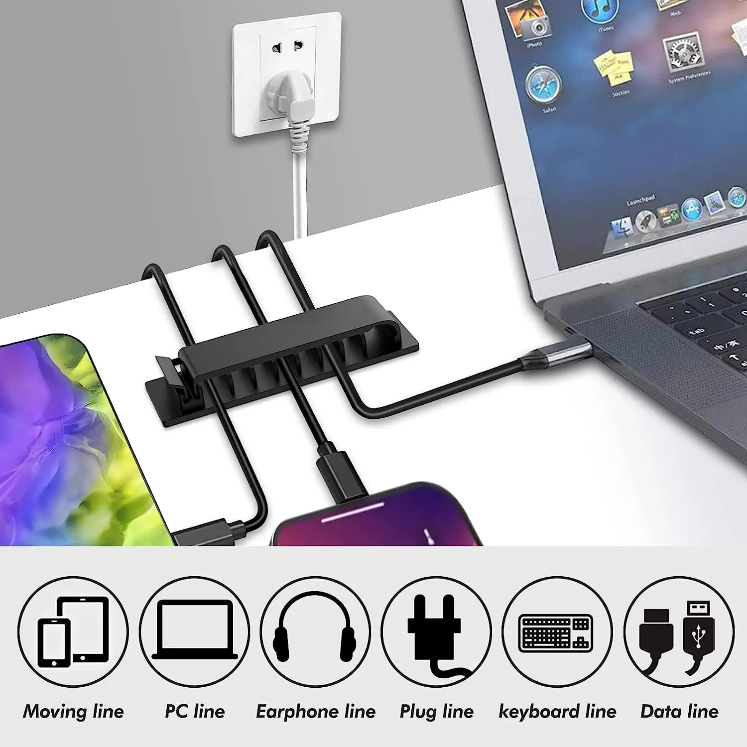 Kablo düzenleyici kendinden ya - Desk Cable Organizer incelemesi ve fiyatı