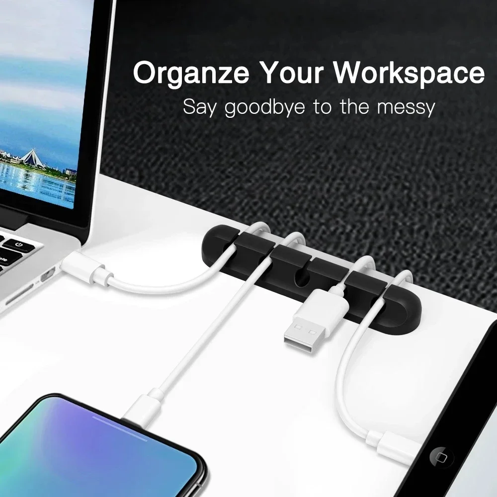 Yapışkanlı kablo tutucu kablo  - Desk Cable Organizer incelemesi ve fiyatı