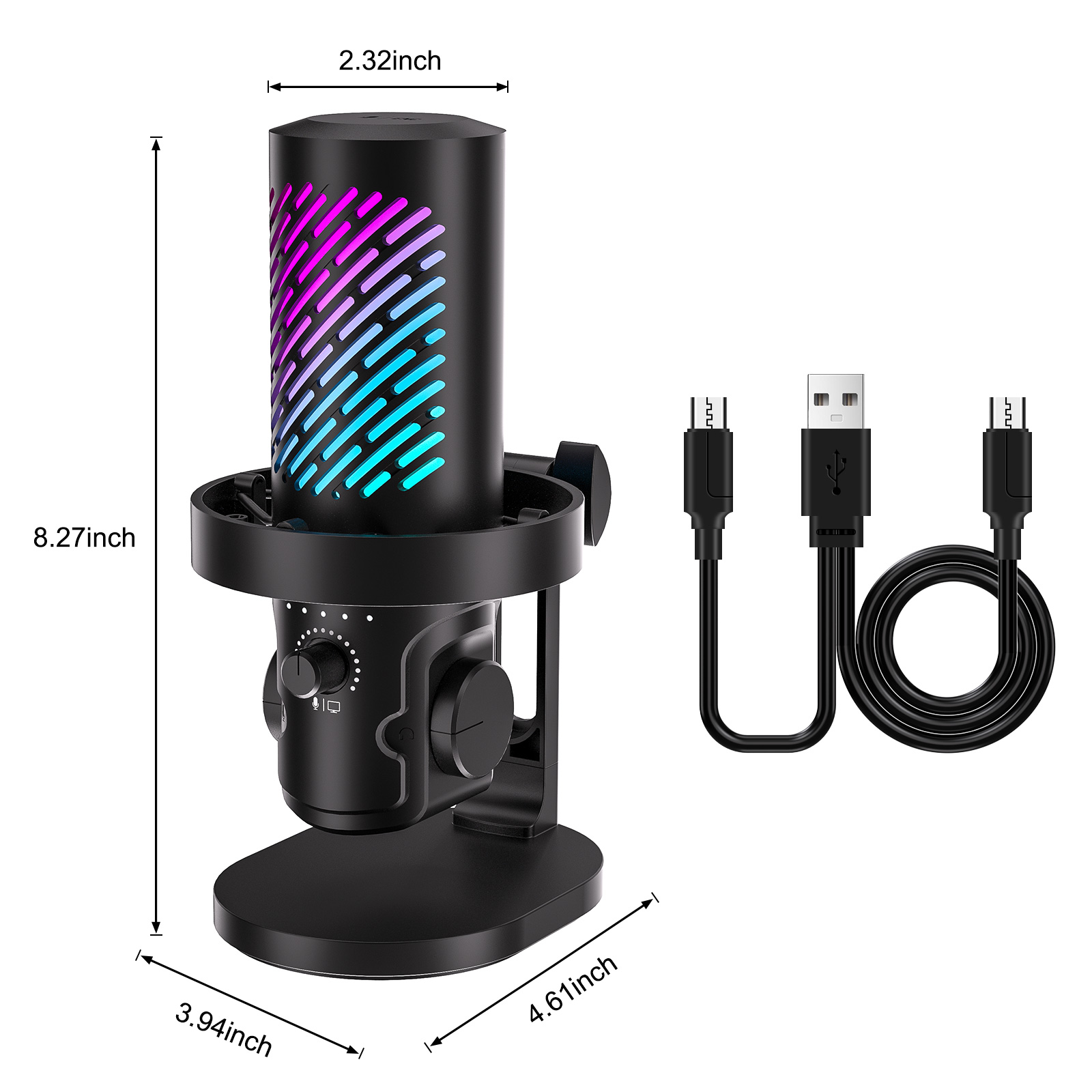 Tenlamp CG1 RGB USB Yayın Mikr - Pc Gaming Youtubers incelemesi ve fiyatı
