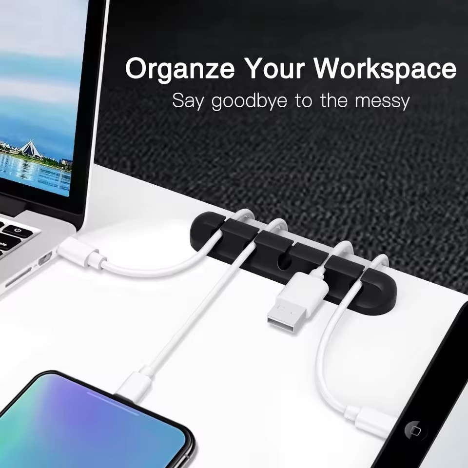 Silikon USB Kablo Düzenleyici  - Desk Cable Organizer incelemesi ve fiyatı