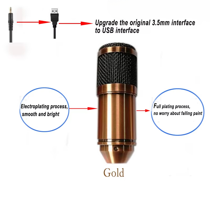 USB Kondenser Mikrofon bm-800  - Pc Gaming Youtubers incelemesi ve fiyatı